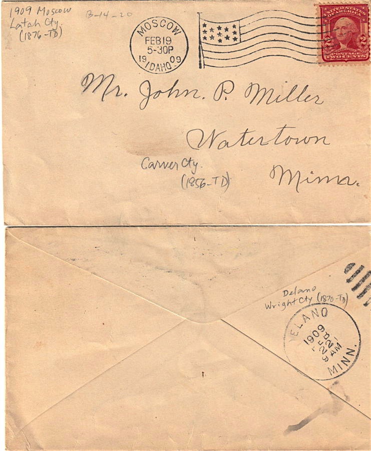 Moscow 1909 to Watertown, MN